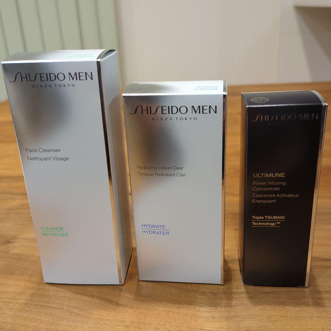 SHISEIDO MEN 3本セット 洗顔・ローション・美容液