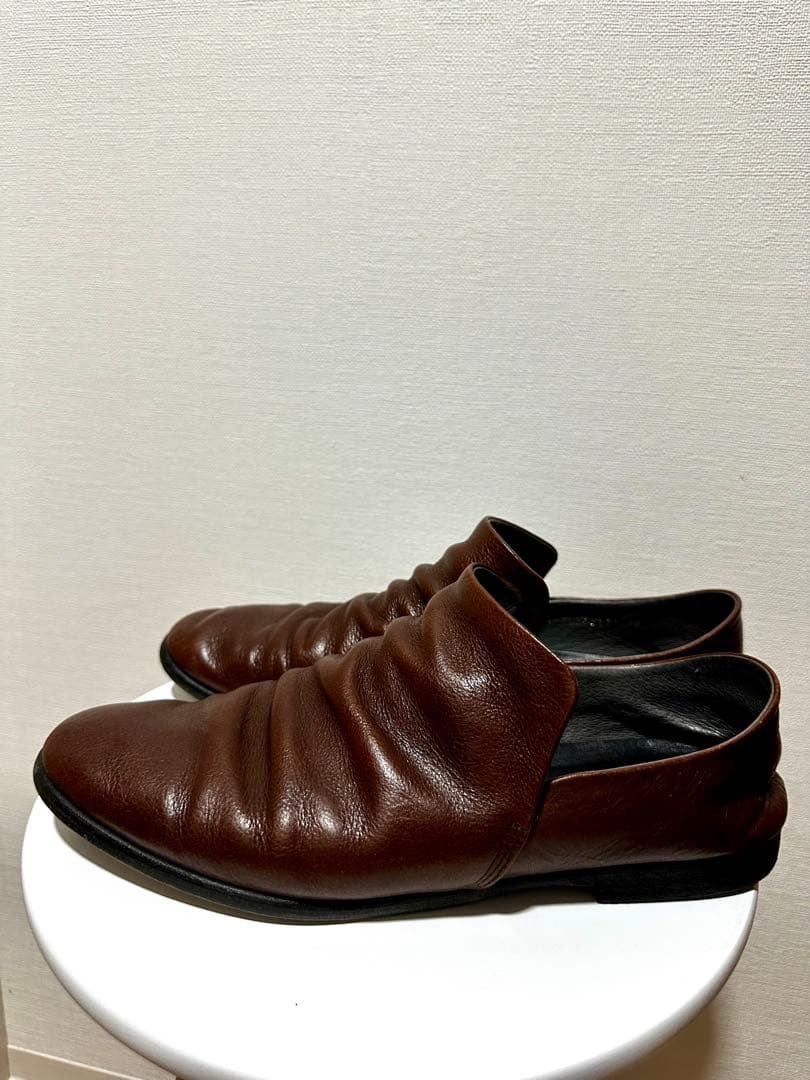 alfredoBANNISTER ブラウン スリッポン 日本製 ビジネスシューズ