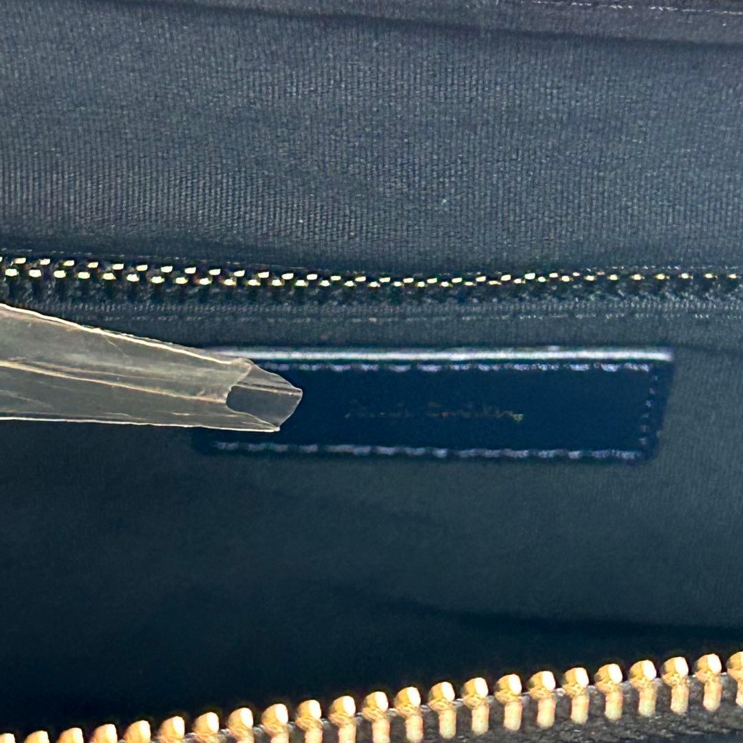 Paul Smith ネイビーレザービジネスバッグ