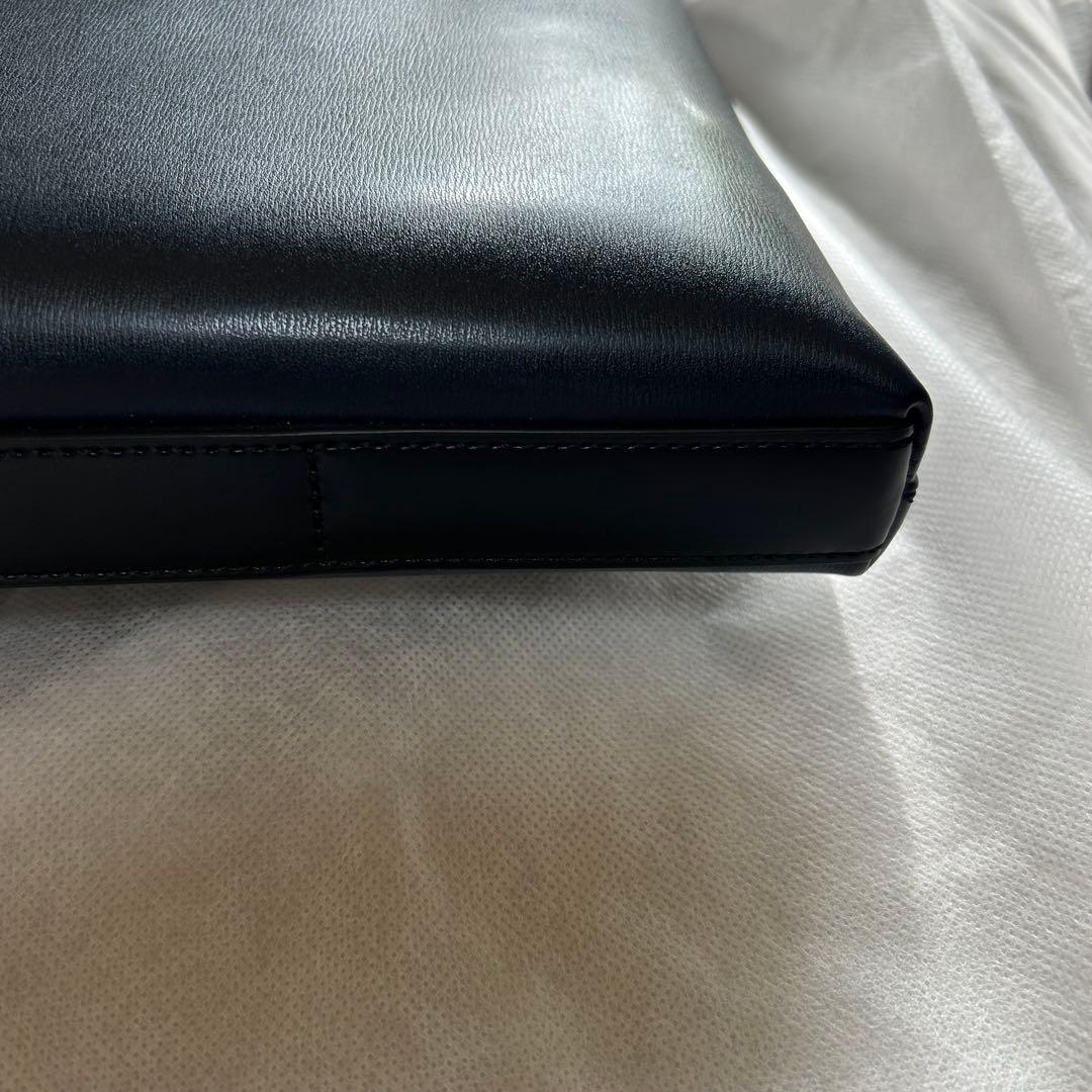 Paul Smith ネイビーレザービジネスバッグ