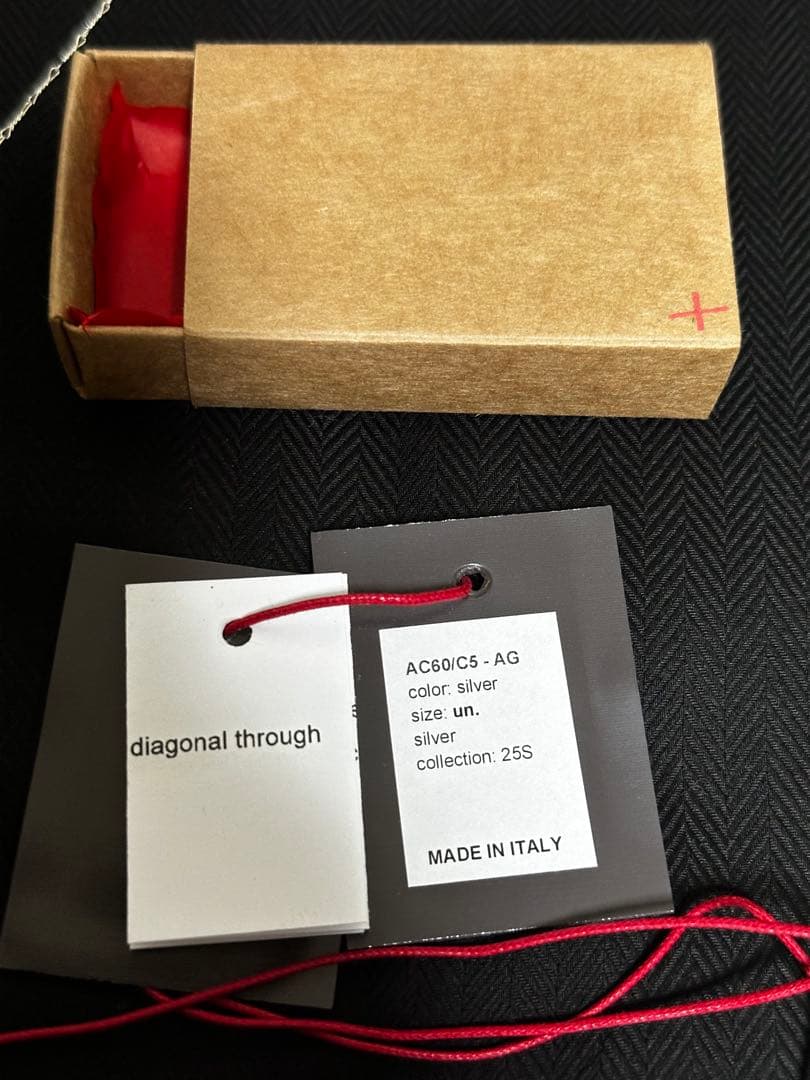 ☆25SS ma+ シルバークロス　エムエークロス☆