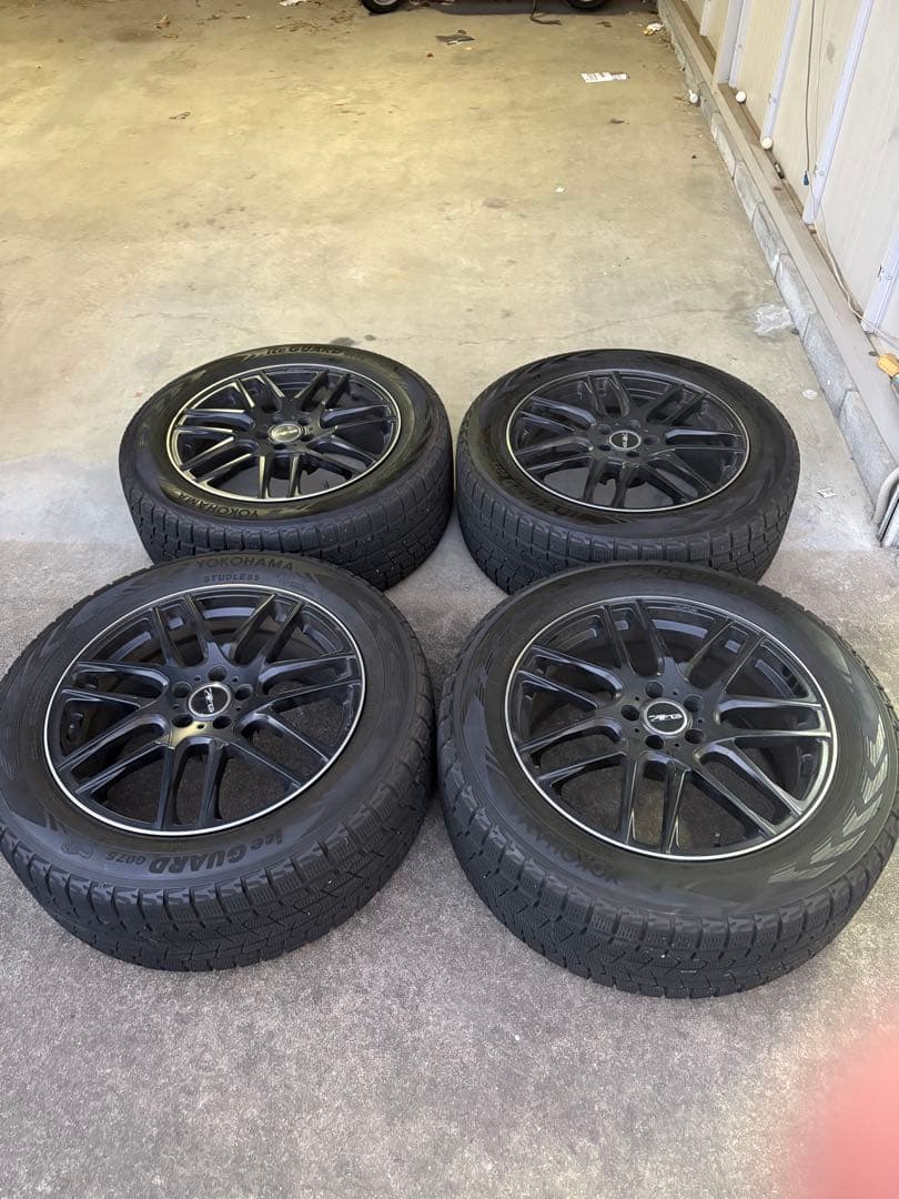 Yokohama ブラックホイールセット 19インチ