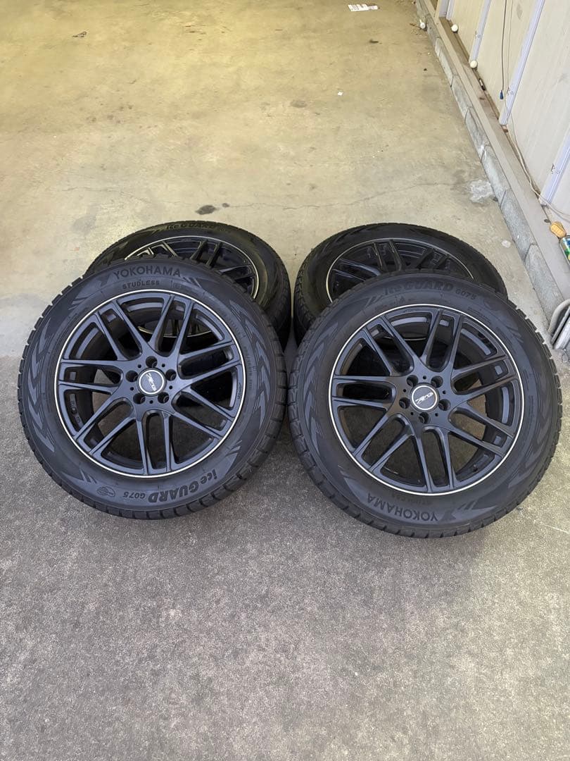 Yokohama ブラックホイールセット 19インチ