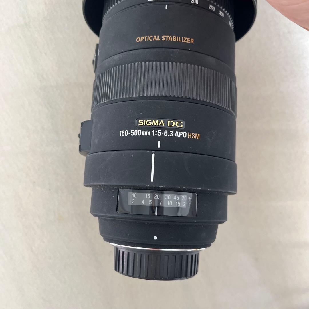 SIGMA 150-500mm F5-6.3 APO HSM ズームレンズ