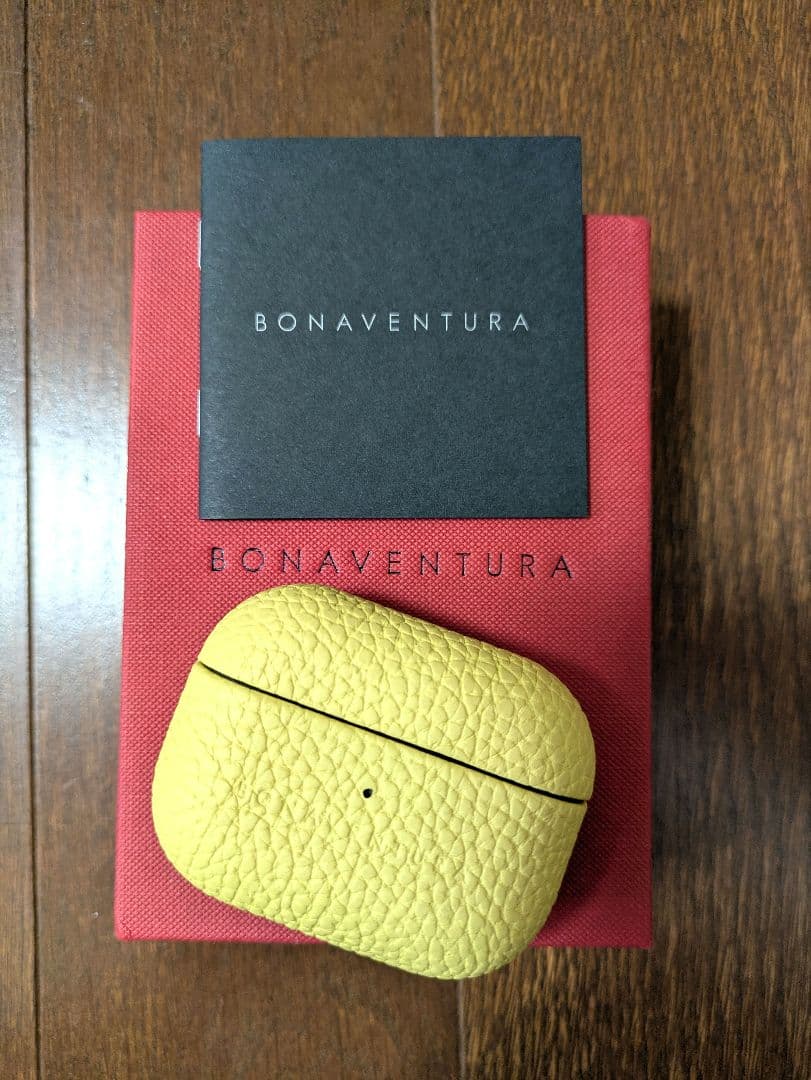 【BONAVENTURA】AirPods Proケース　シュリンクレザー