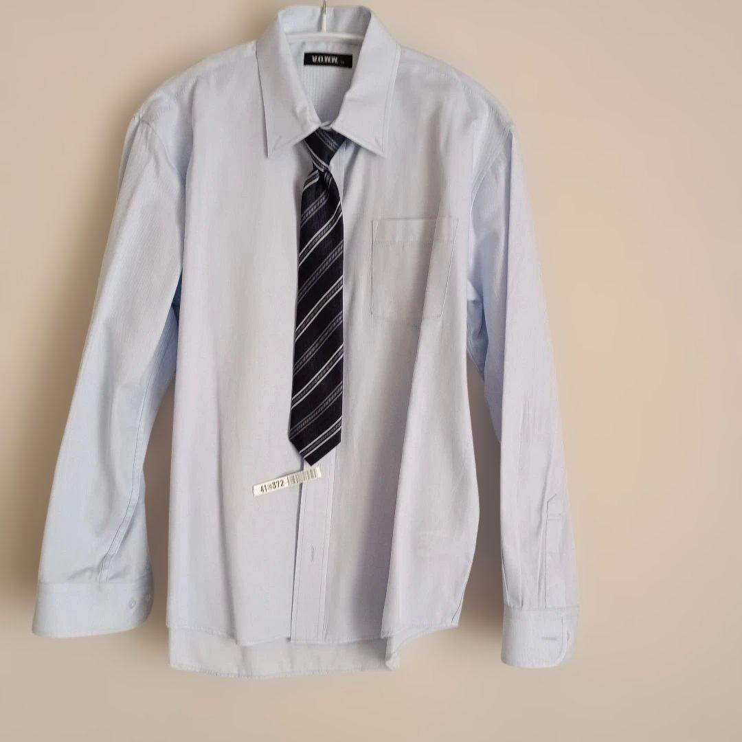 【良品】 スーツ ５点セット 男の子 160cm 黒 ストライプ