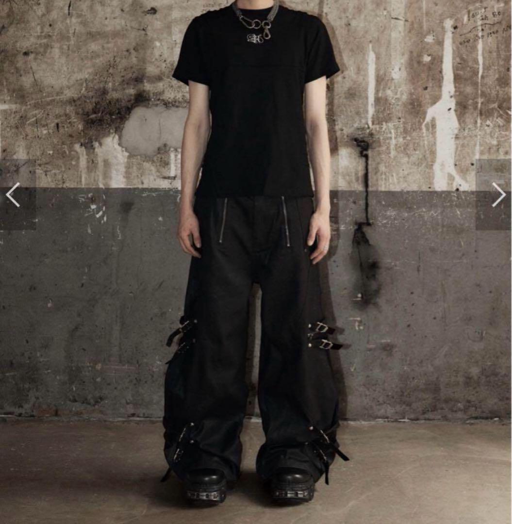 Rosen Kreuz⭐︎3 SIDE BELT BIG WIDE PANTS
