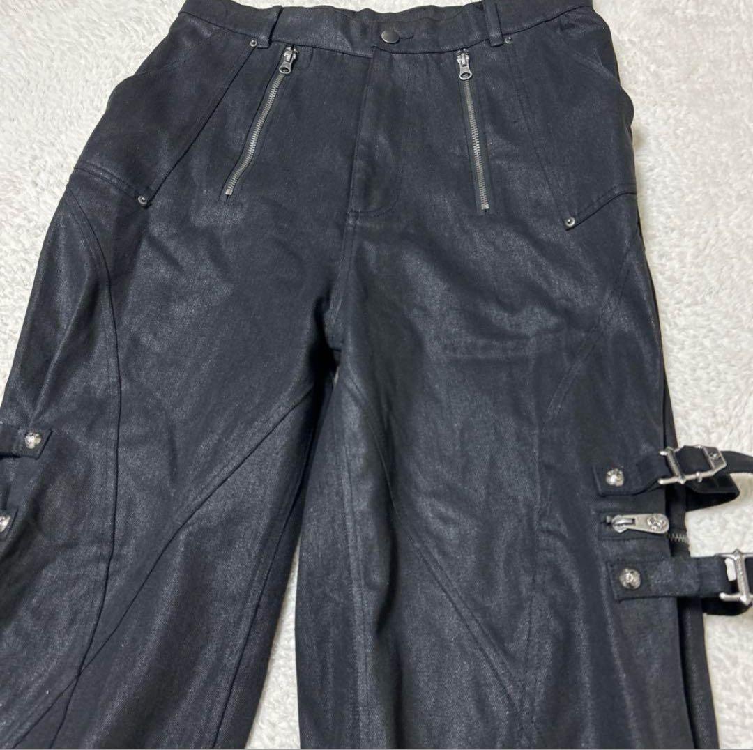 Rosen Kreuz⭐︎3 SIDE BELT BIG WIDE PANTS