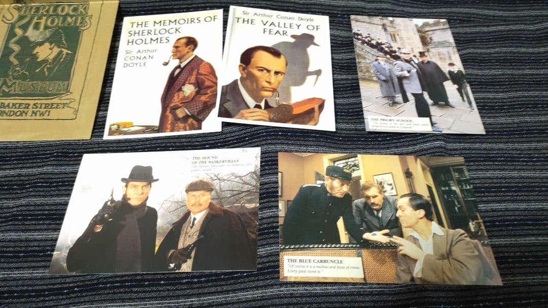 シャーロック・ホームズ全集&ロンドン現地購入葉書他