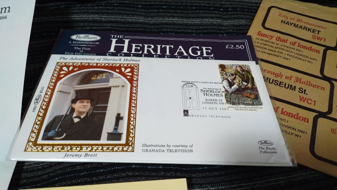 シャーロック・ホームズ全集&ロンドン現地購入葉書他