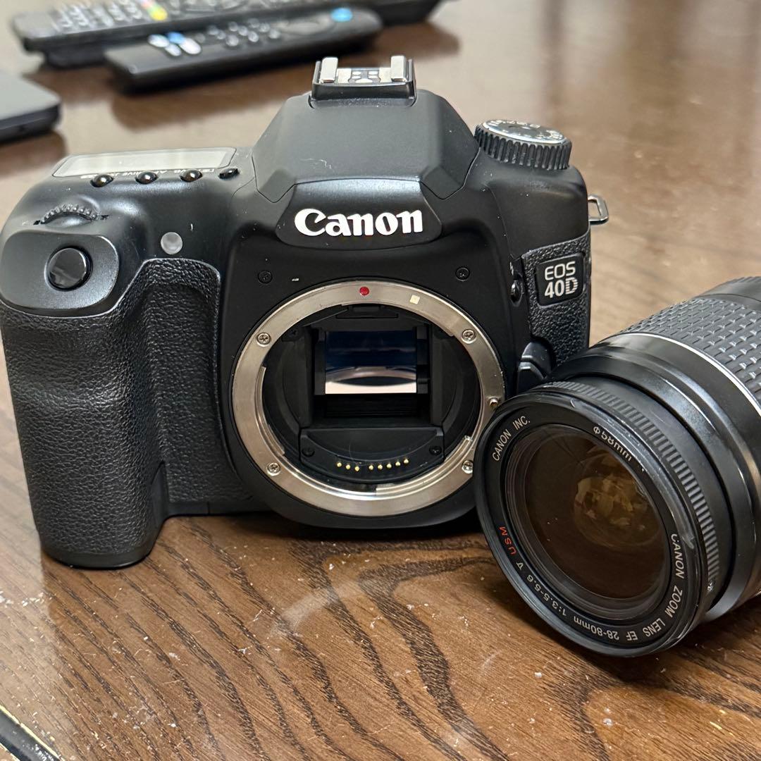 Canon EOS 40D & canon ズームレンズ ef 28〜80mm