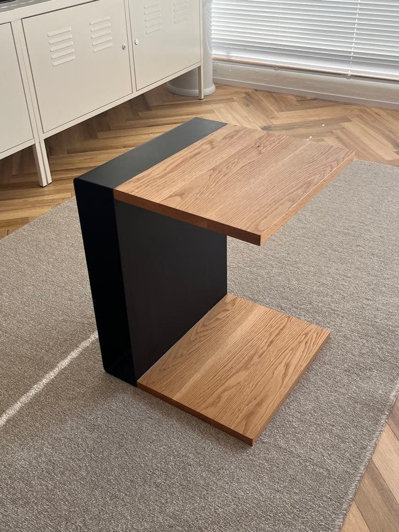 【非売品・当選品】オーク無垢×スチールソファ差し込み式サイドテーブル10万円相当