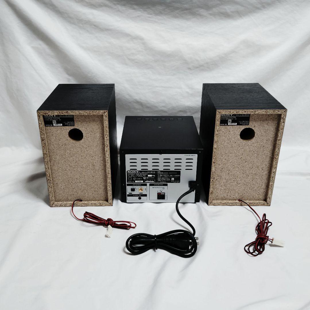 【動作品】SONY CMT-SBT40 Bluetoothコンポ リモコン付き