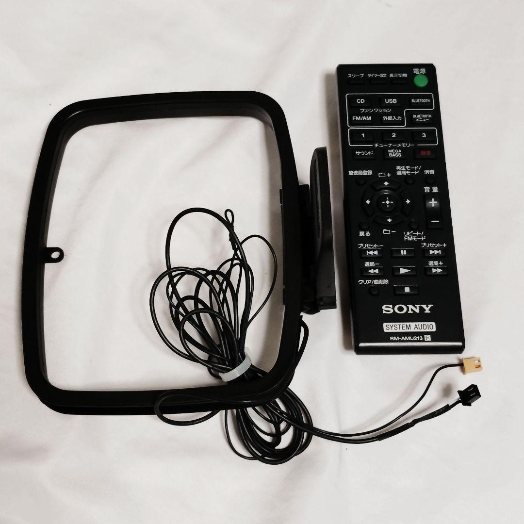 【動作品】SONY CMT-SBT40 Bluetoothコンポ リモコン付き