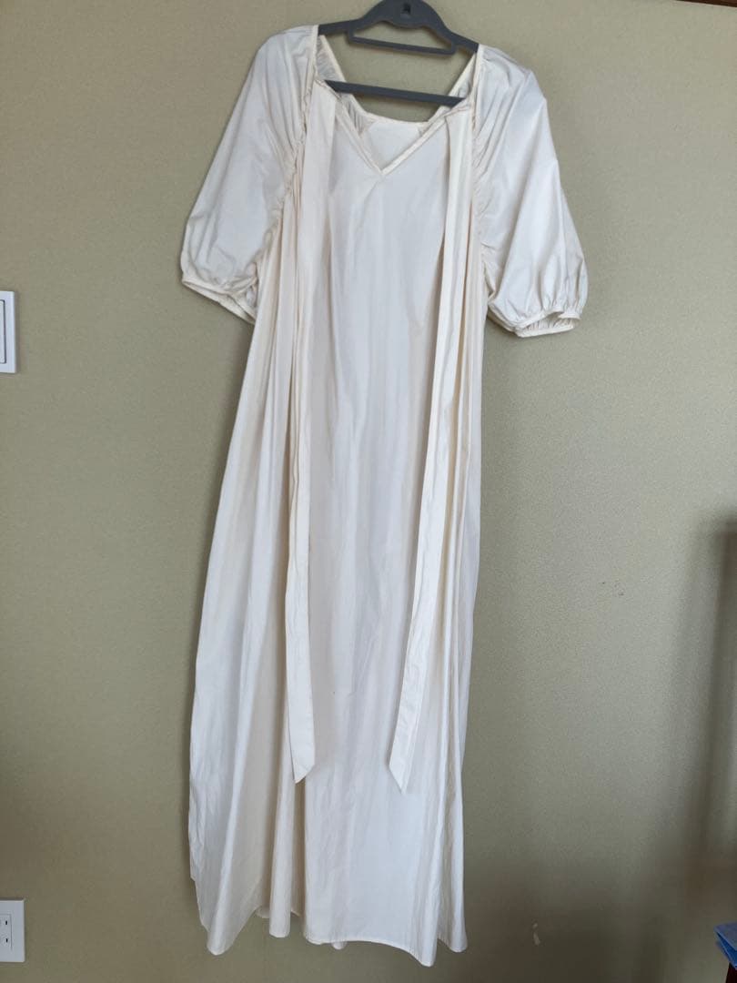 【美品】アナンダマイド　ラボラトリウム　ラーマドレス　アイボリーホワイト