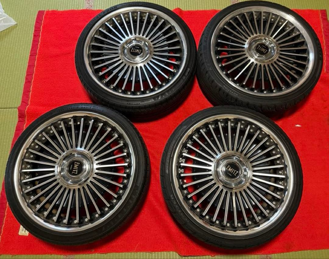 work EMITZ イミッツ19インチ タイヤセットPCD100 5穴 希少