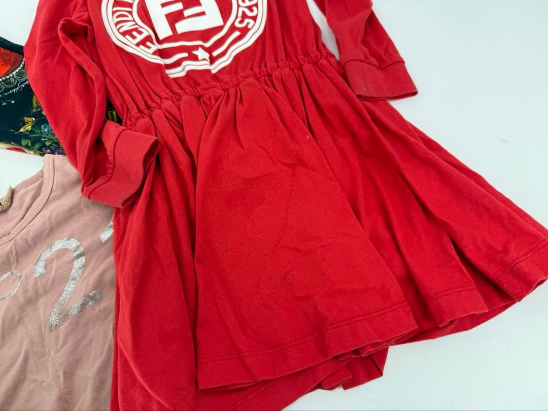 【4歳】3点セット‼️FENDI/ワンピース/ドレス/フェンディ/ドルガバ