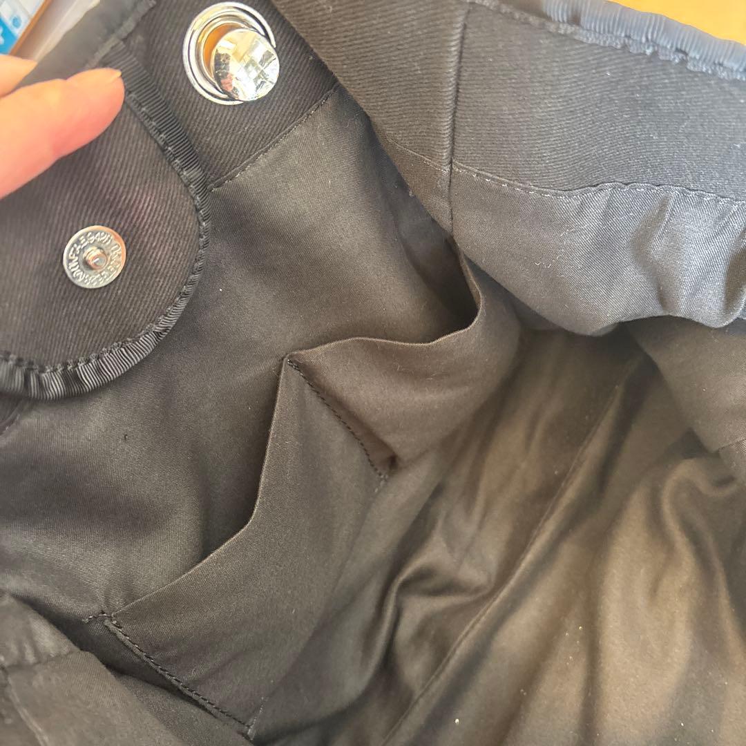 クロア　シャネルノベルティーチェーン⭐︎2wayブラック トートバッグ