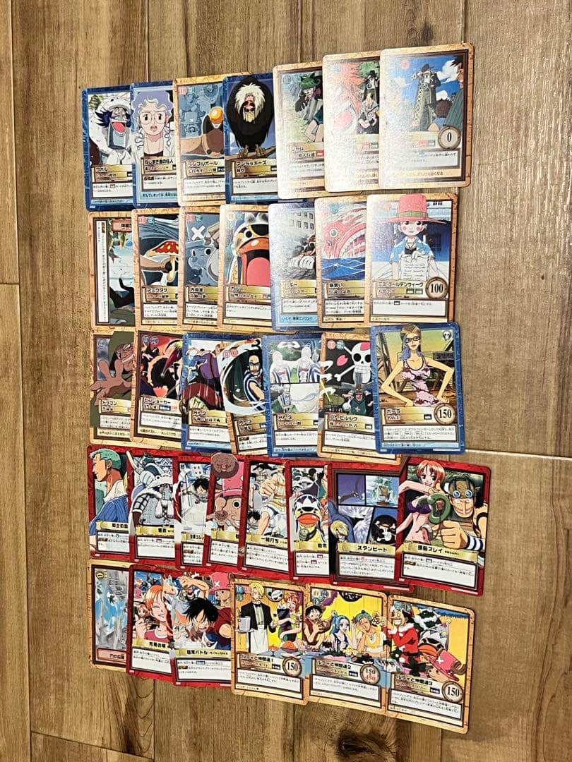旧　ワンピースカード　136枚　カードダス　旧裏