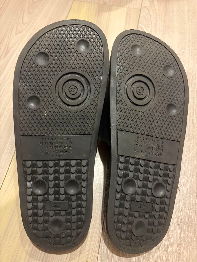 Maison Margiela メゾンマルジェラ サンダル ブラック サイズ42
