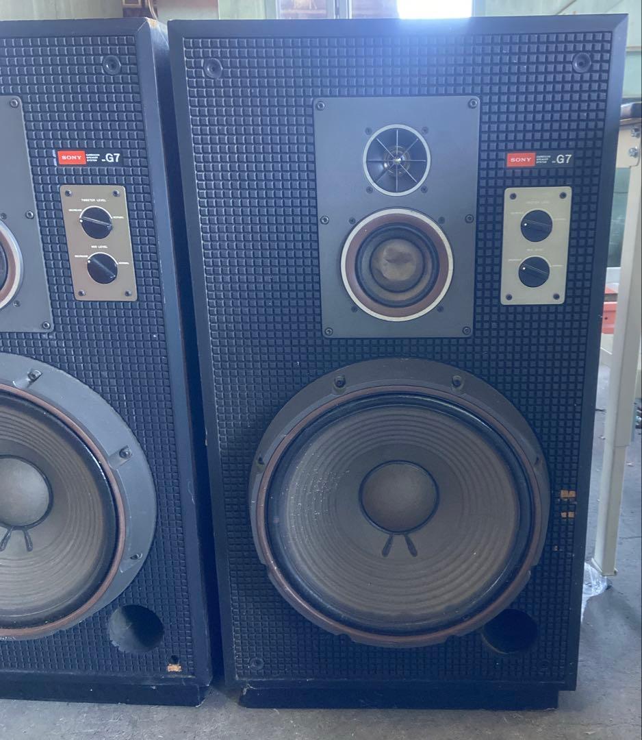 【ジャンク】SONY SS-G7 大型スピーカー　ペア　たのメル便発送