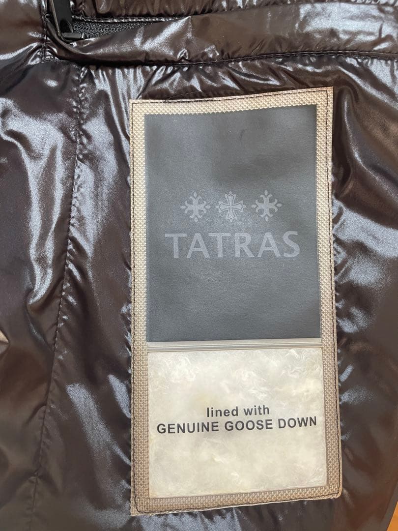 TATRAS タトラス　黒 ダウンジャケット フード付き　サイズ01