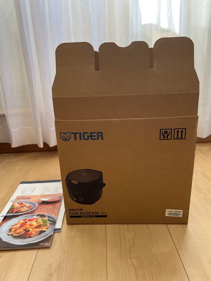 最終価格 タイガー　TIGER　電気圧力鍋 マットブラック　COK-B220KM