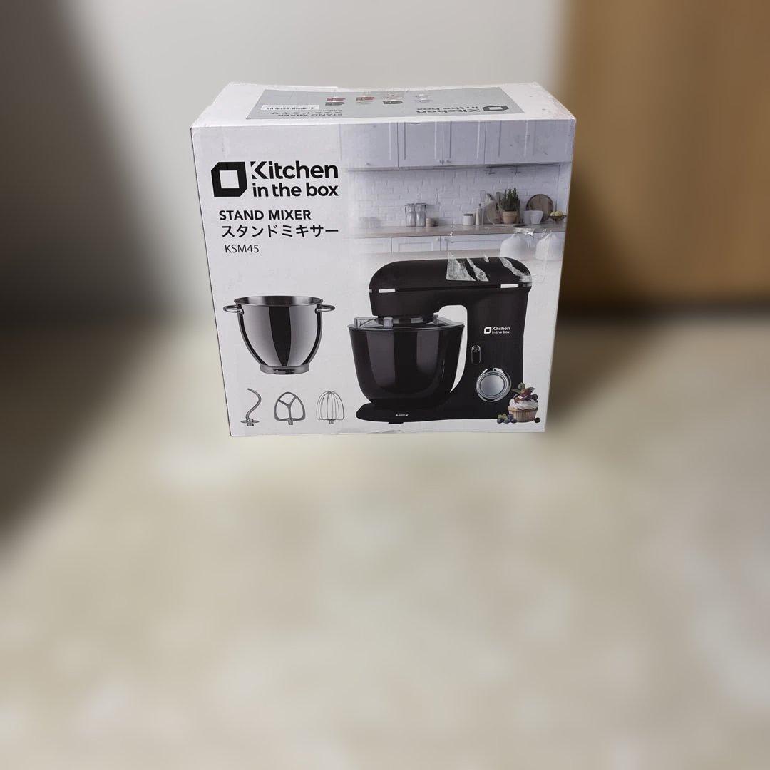 Kitchen in the box スタンドミキサー 4.5L+5Lダブルボウ