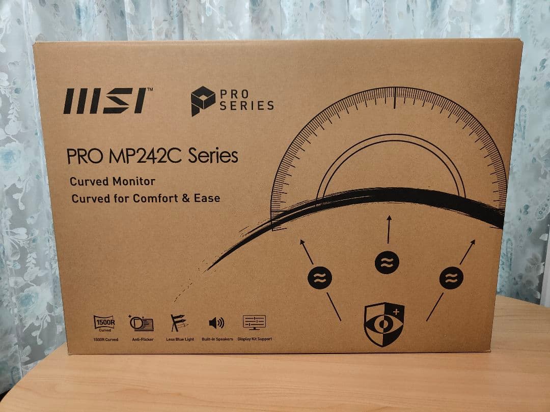 MSI 23.6型液晶曲面ディスプレイ ブラック PRO-MP242C