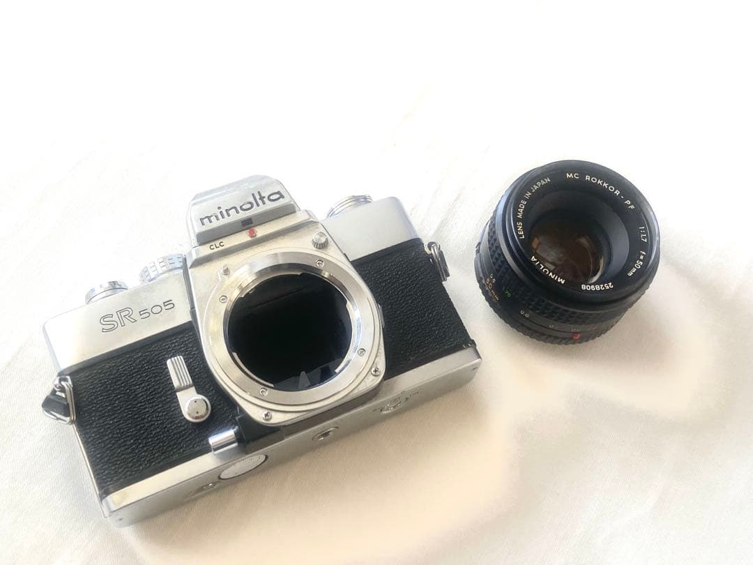 動作確認済MINOLTA SR505 ミノルタ　フィルムカメラ一眼レフ
