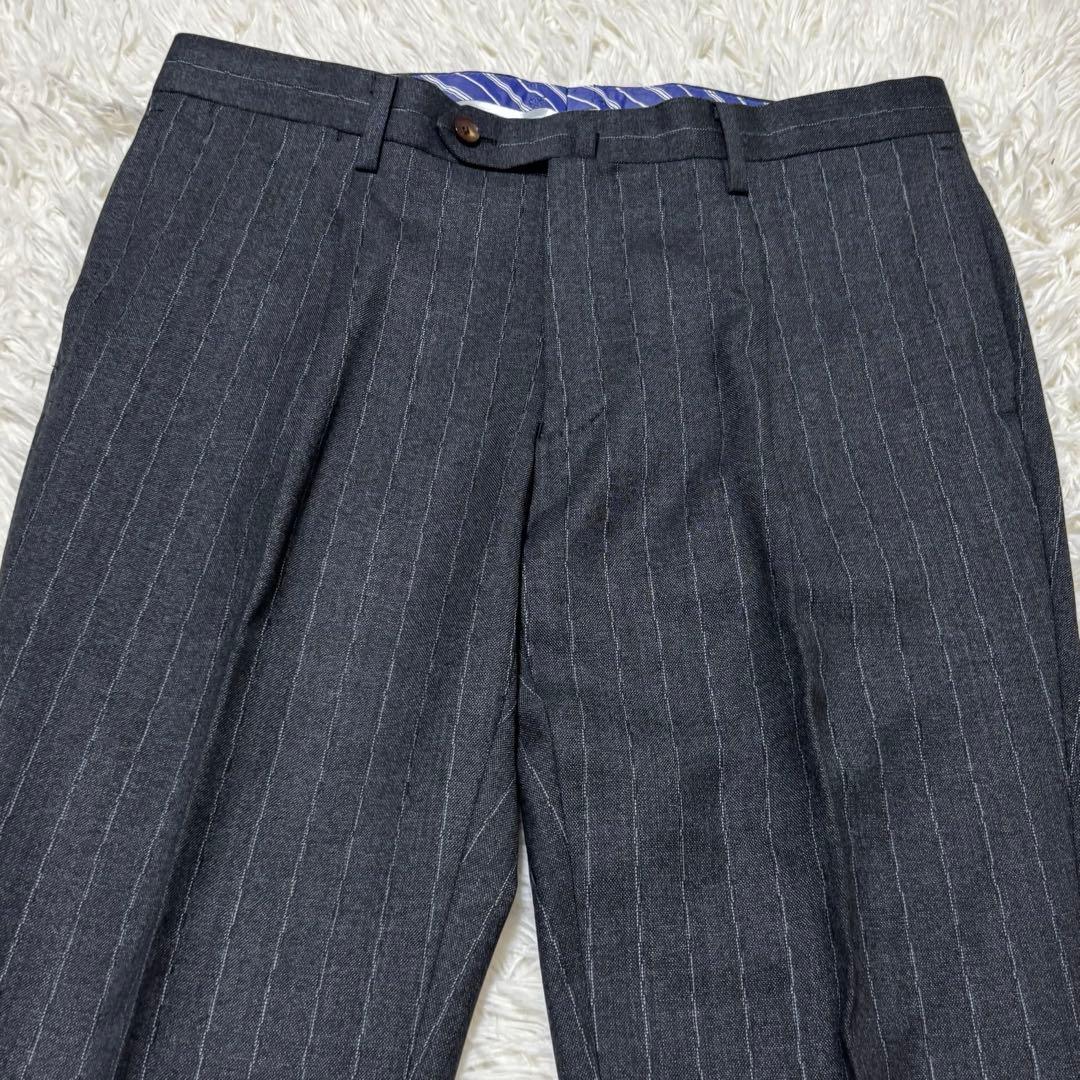 タグ付きARTISAN ストライプ ZIGNONEスーパー120`sスーツ