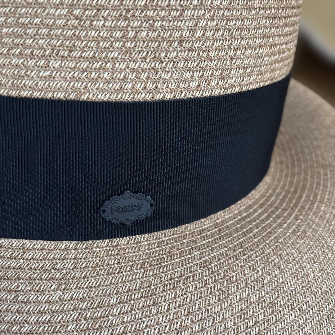 FOXEY ストローハット麦わら帽子
