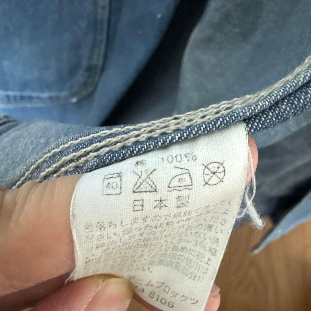 orSlow デニムカバーオール　ビームス別注　ペインター加工