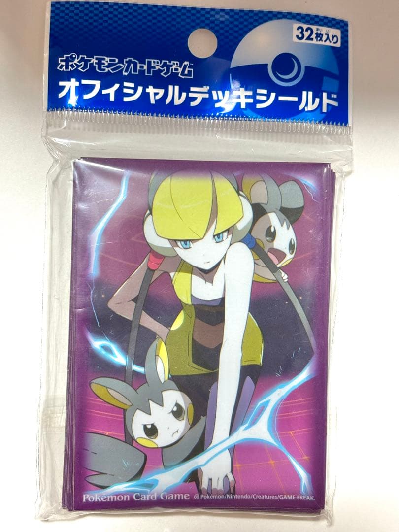 ポケモンカードゲーム オフィシャルデッキシールド カミツレ 32枚入