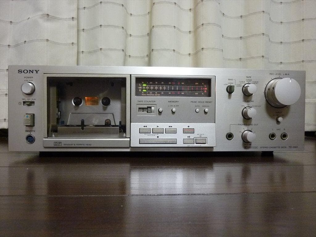 SONY ソニー カセットデッキ TC-K61 修理済 全機能動作 概美品