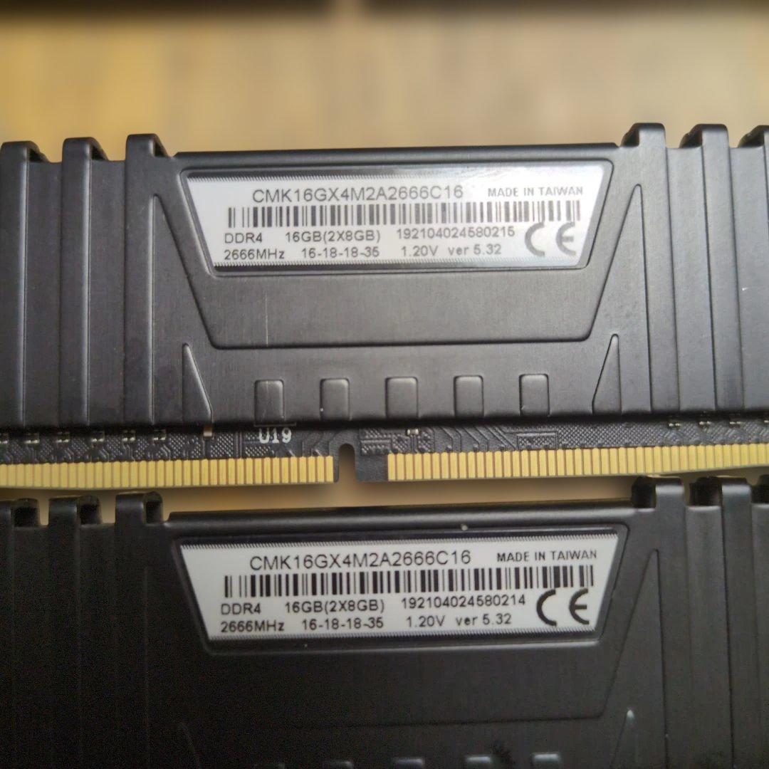 32GB (8GB×4) Vengeance LPX DDR4-2666