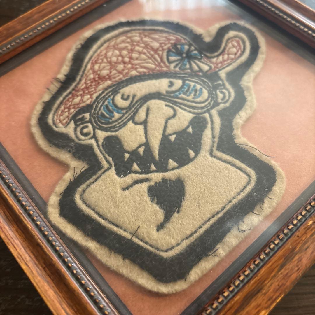 ノースノーネームパッチ額装