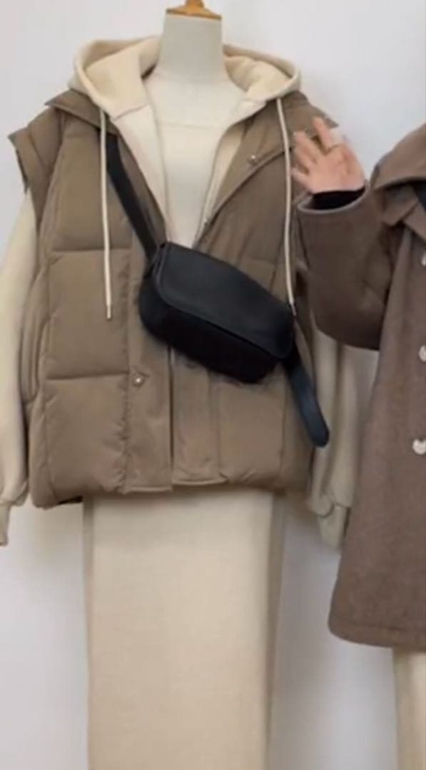 BLATE 2way 袖取り外し可能　中綿　ブルゾン　ベスト