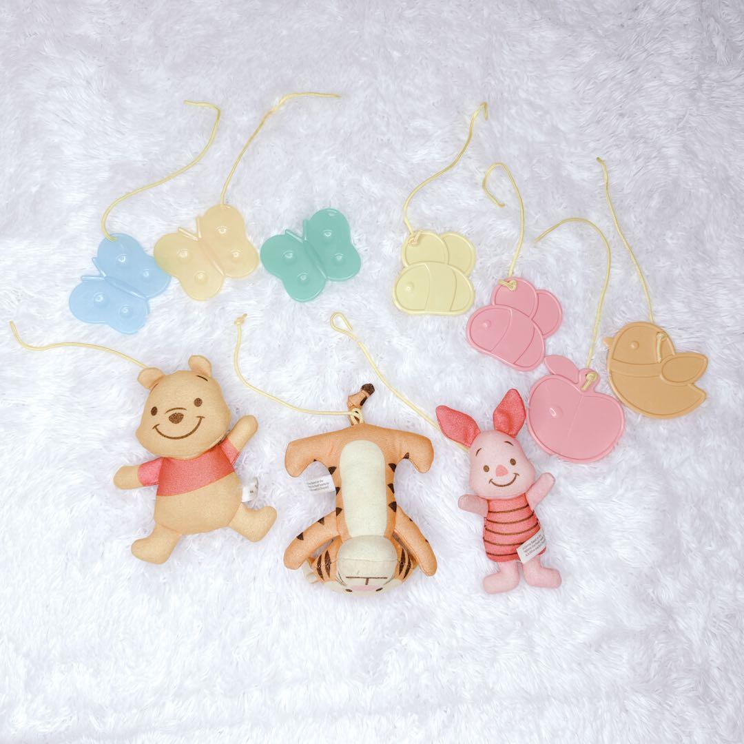 極美品 完品 くまのプーさん 選べる回転 6WAY ジムにへんしんメリー