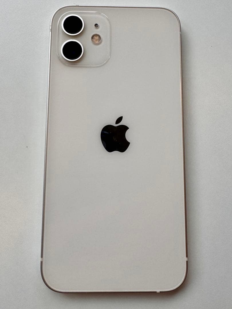 【美品】iPhone 12 ホワイト 256GB 純正同等バッテリー100%