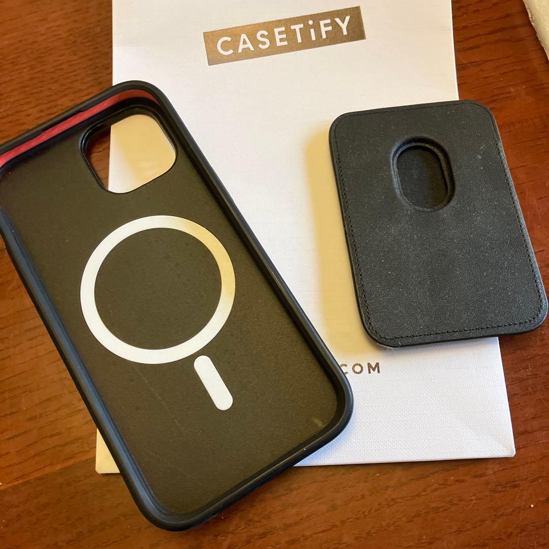 CASETiFY iPhone用ケースとカードケースセット
