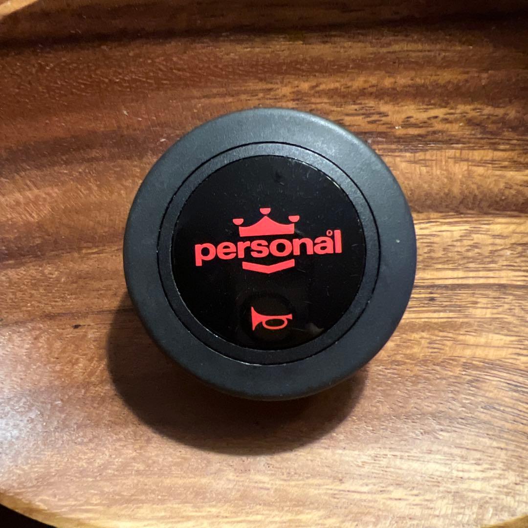 パーソナル 純正 ホーンボタン イタリア製 正規品 レッド/ブラック 赤／黒