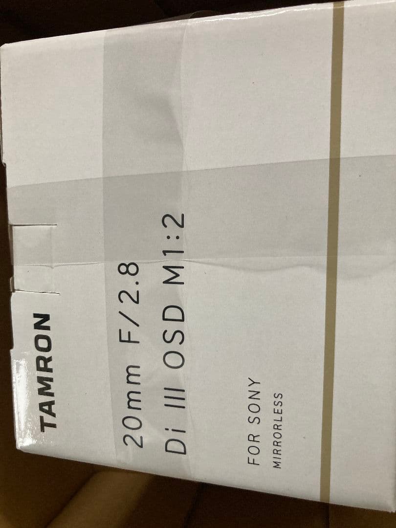 【新品】TAMRON 20㎜ F2.8 DI3OSD M1:2 Eマウント