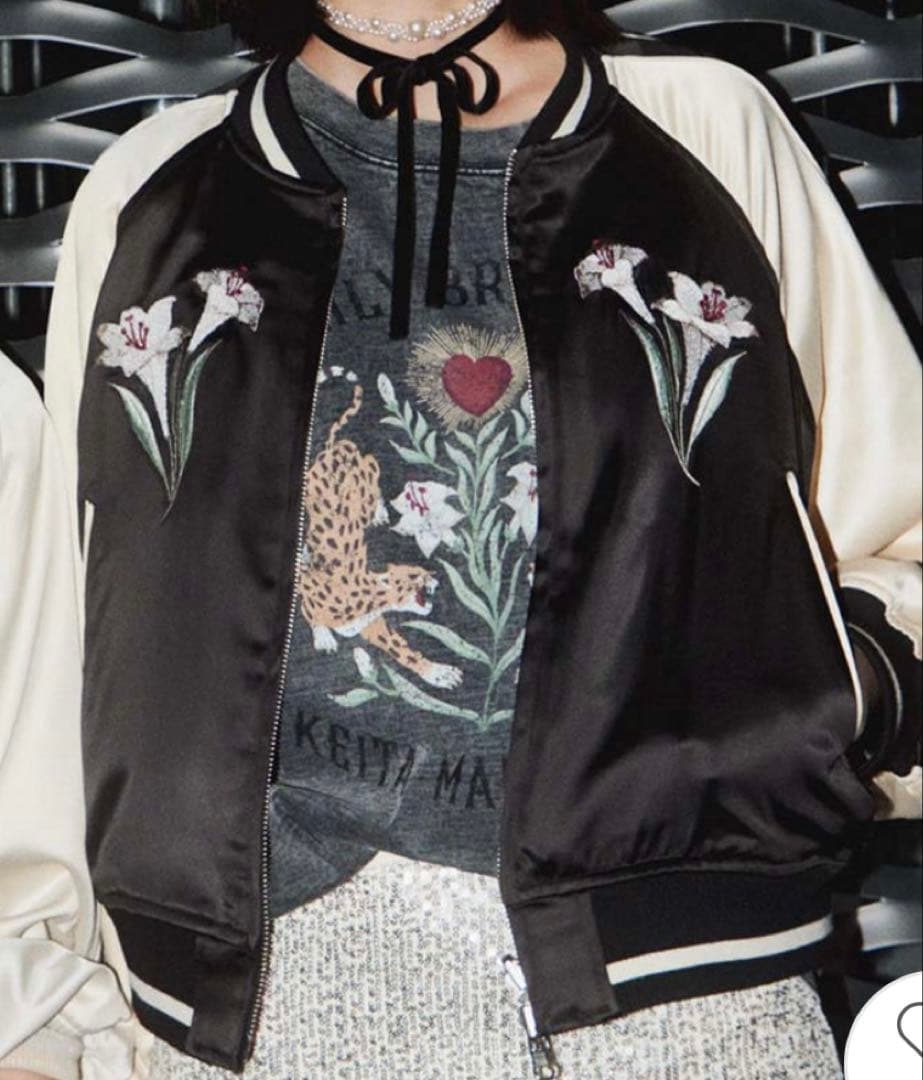 m*a様 【KEITA MARUYAMA】エンブロイダリーリバーシブルスカジャン