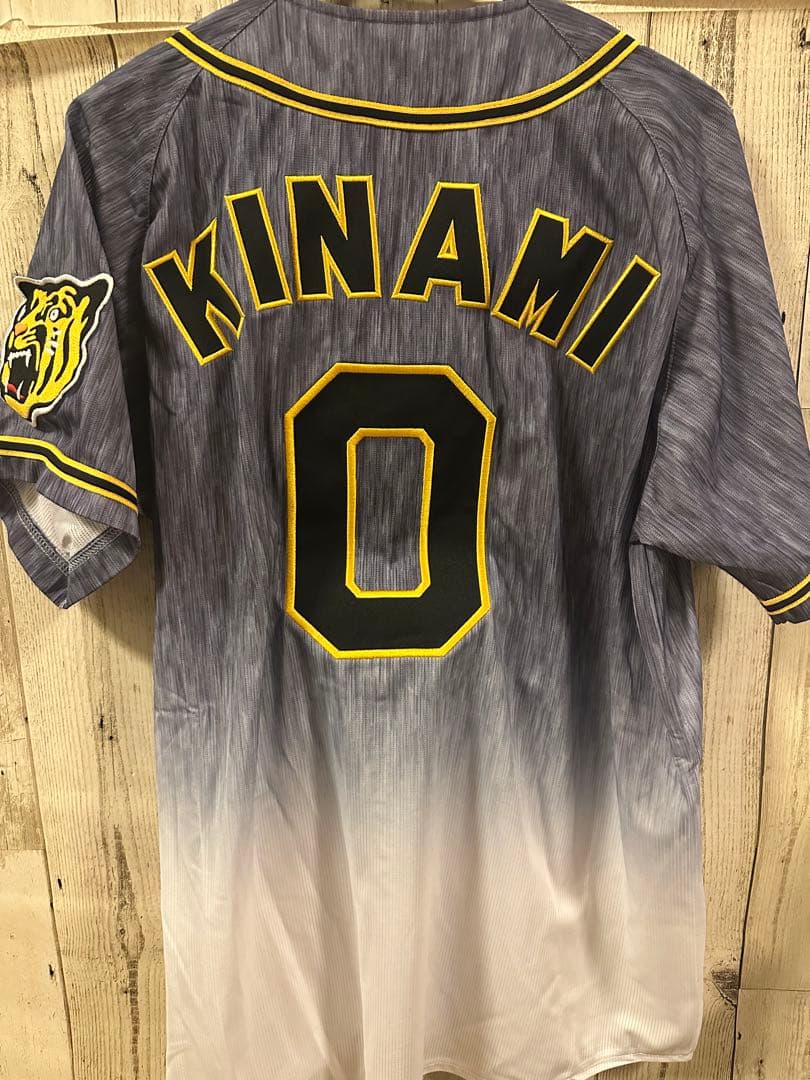 新品未使用　阪神タイガース　木浪選手　直筆サイン入りユニフォーム　Lサイズ