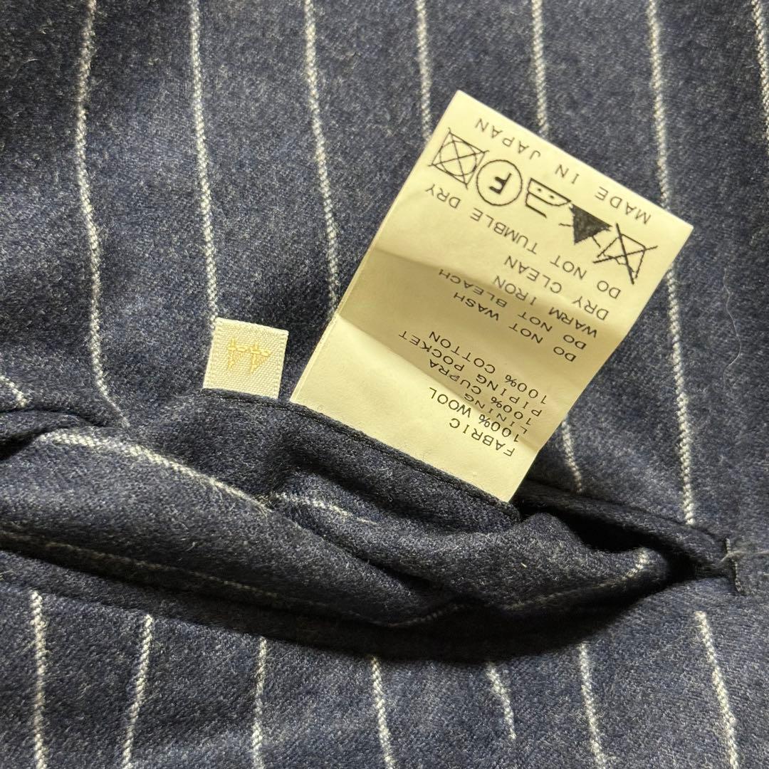 い*ん様 未使用新品 EDIFICE ダブルスーツ 44サイズ 日本製 チョーク