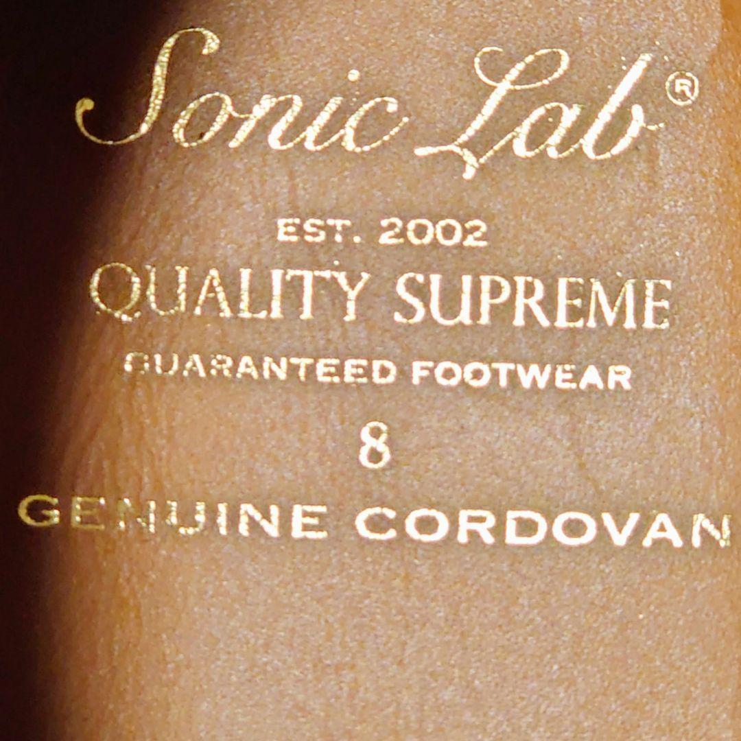 【AAAさん専用】ソニックラブ Uチップ コードバン ブラック 未使用新品