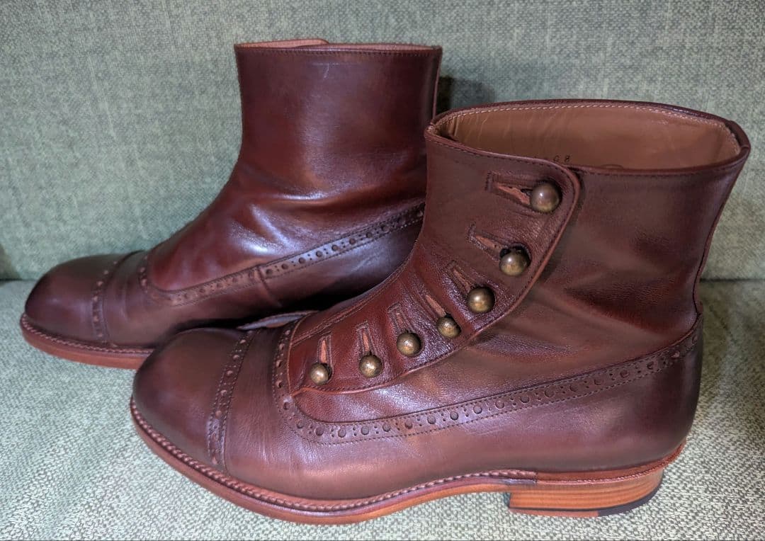 靴 chausser ButtonBoots 40 25cm DBR