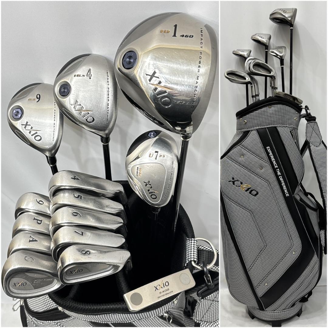 ★メンズ右利き初心者用　ゼクシオ　3＆4代目　ゴルフクラブセット　W-2411