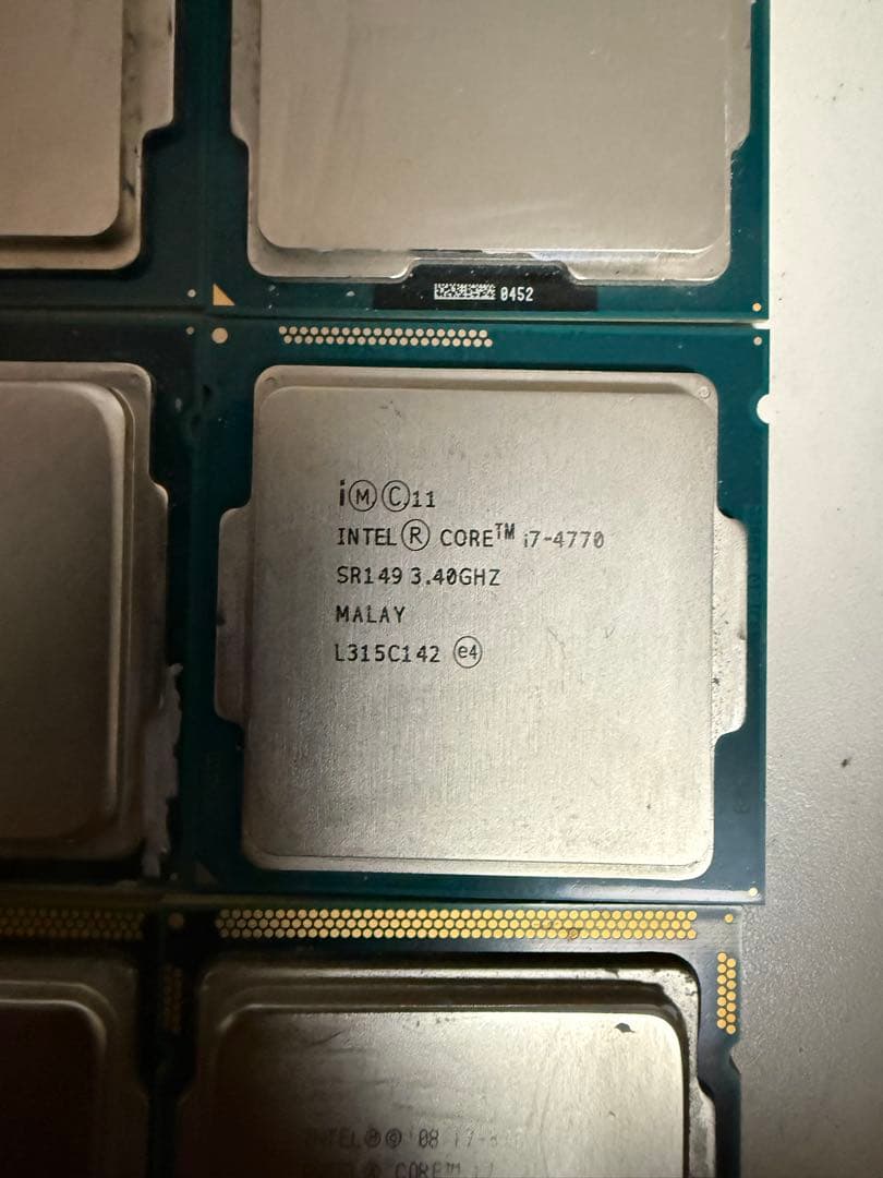 Intel CPU セット 9個　i7 i5 i3 まとめ売り　インテル